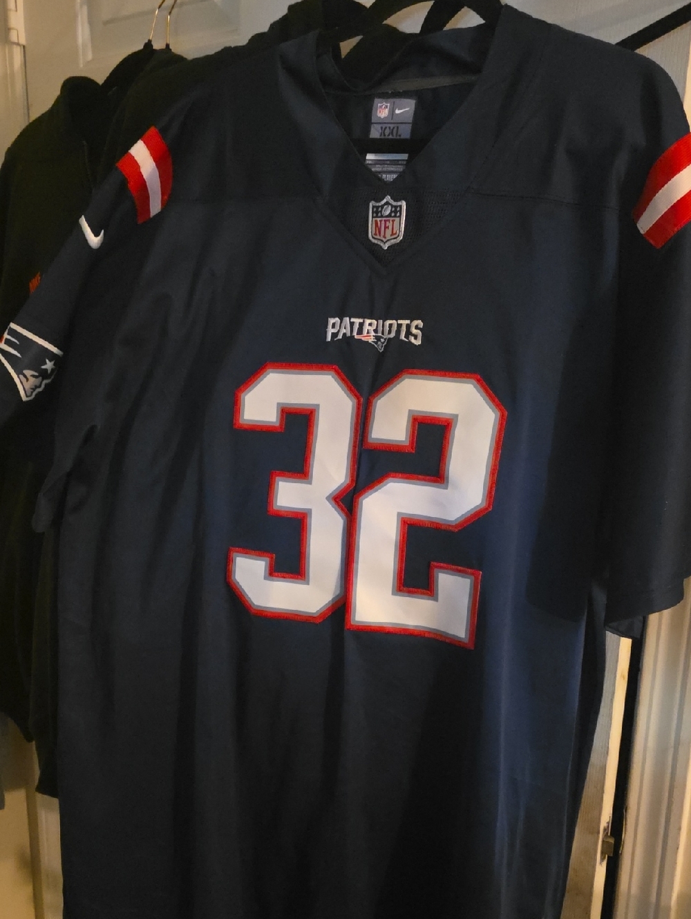 NFL New England Patriots #32 Jersey - Navy, White & Red